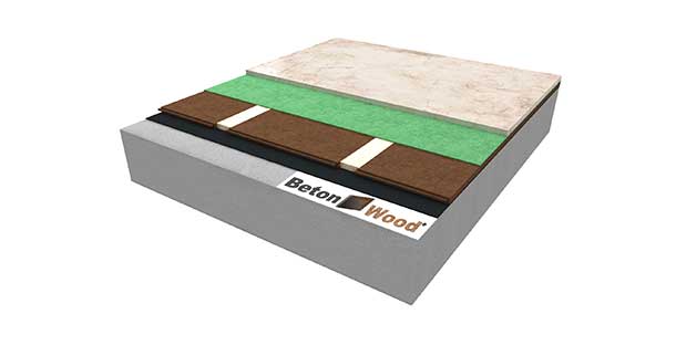 Pavimento in fibra di legno Floor, Underfloor e cementolegno